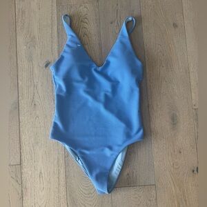 Beach Riot Reese One Piece Swimsuit: Size Xs Alps Blue